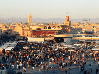 A view of Marrakech