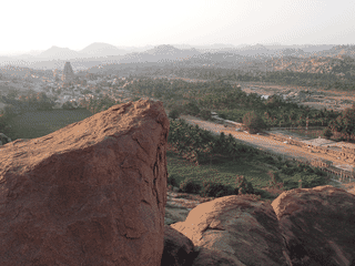 A view of Hampi