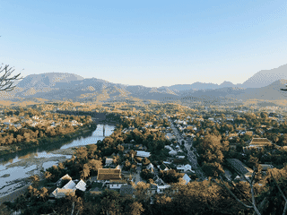 A view of Luang Prabang
