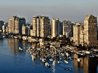 A view of Giza, Cairo