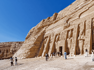 A view of Abu Simbel