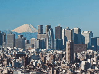 A view of Tokyo