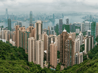 A view of Hong Kong