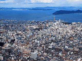 A view of Takamatsu