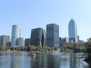 A view of Ningbo