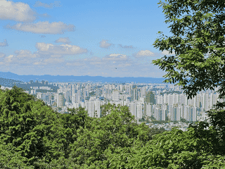 A view of Gwangju
