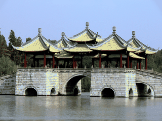 A view of Yangzhou