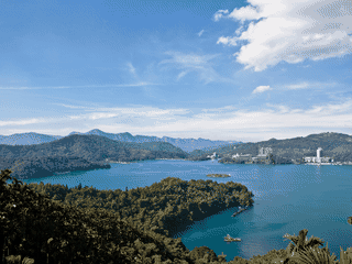 A view of Sun Moon Lake