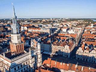A view of Poznań