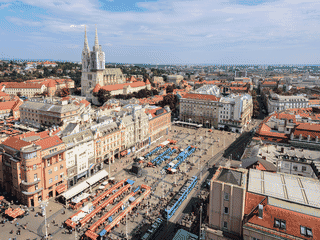 A view of Zagreb