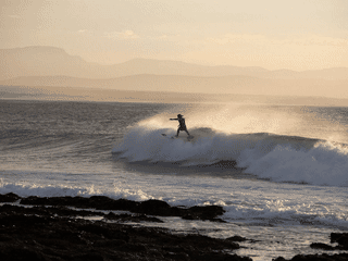 A view of Jeffreys Bay