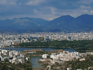 A view of Tirana