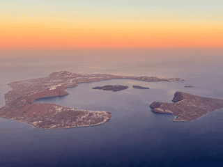A view of Santorini