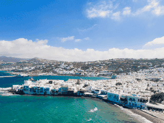 A view of Mykonos