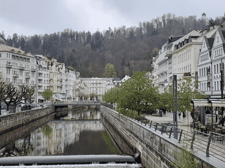 A view of Karlovy Vary