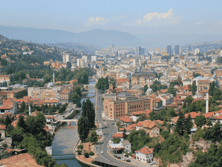 A view of Sarajevo