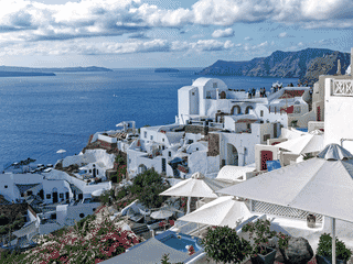 A view of Oia
