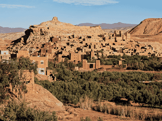 A view of Aït-Benhaddou