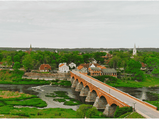 A view of Kuldīga