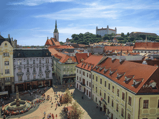 A view of Bratislava