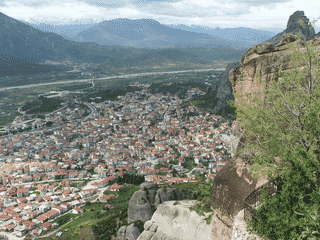 A view of Kalambaka