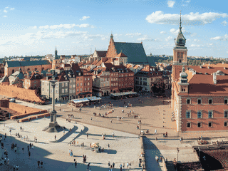 A view of Warsaw