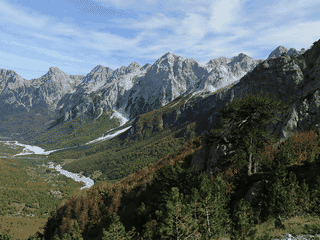A view of Valbona Valley National Park