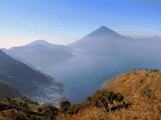 A view of Lake Atitlán