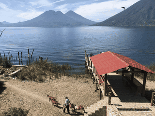 A view of San Marcos La Laguna