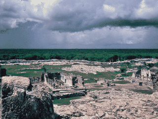 A view of Tulum
