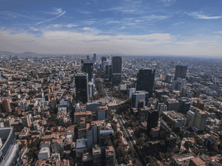 A view of Mexico City