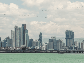 A view of Panama City