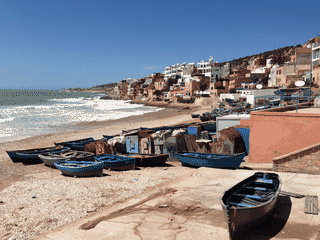 A view of Taghazout