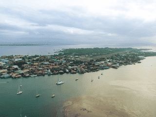 A view of Bocas del Toro
