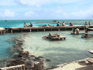 A view of Caye Caulker