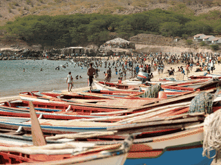 A view of Praia