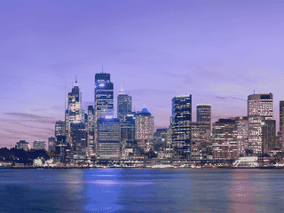 A view of Sydney