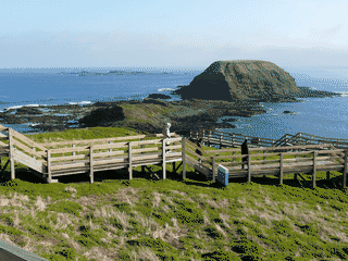 A view of Phillip Island