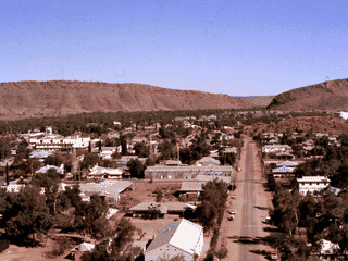 A view of Alice Springs