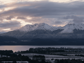 A view of Te Anau