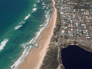 A view of Lennox Head