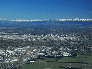 A view of Christchurch