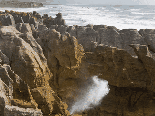A view of Punakaiki