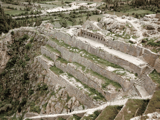 A view of Ollantaytambo