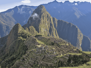 A view of Machu Picchu