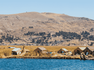 A view of Uros Islands