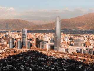 A view of Santiago